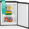 Bomann® Gefrierschrank, 42L Nutzinhalt, Mini Gefrierschrank Mit 2 Herausnehmbaren Gitterablagen, Gefrierschrank Mit Wechselbarem Türanschlag & Stufenloser Temperaturreglung - GB 7236 Schwarz -Haushaltswaren Store d692ed7e8cf620f6d5c2b9ec06f5e111