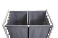 Wäschesammler MCW-B60, Laundry Wäschebox Wäschekorb, Massiv-Holz 2 Fächer 60x60x33cm 68l Shabby Weiß, Bezug Grau 15 Wäschesammler MCW-B60, Laundry Wäschebox Wäschekorb, Massiv-Holz 2 Fächer 60x60x33cm 68l Shabby Weiß, Bezug Grau -Haushaltswaren Store d6c7f7078b0c316fdffae0c681a23705