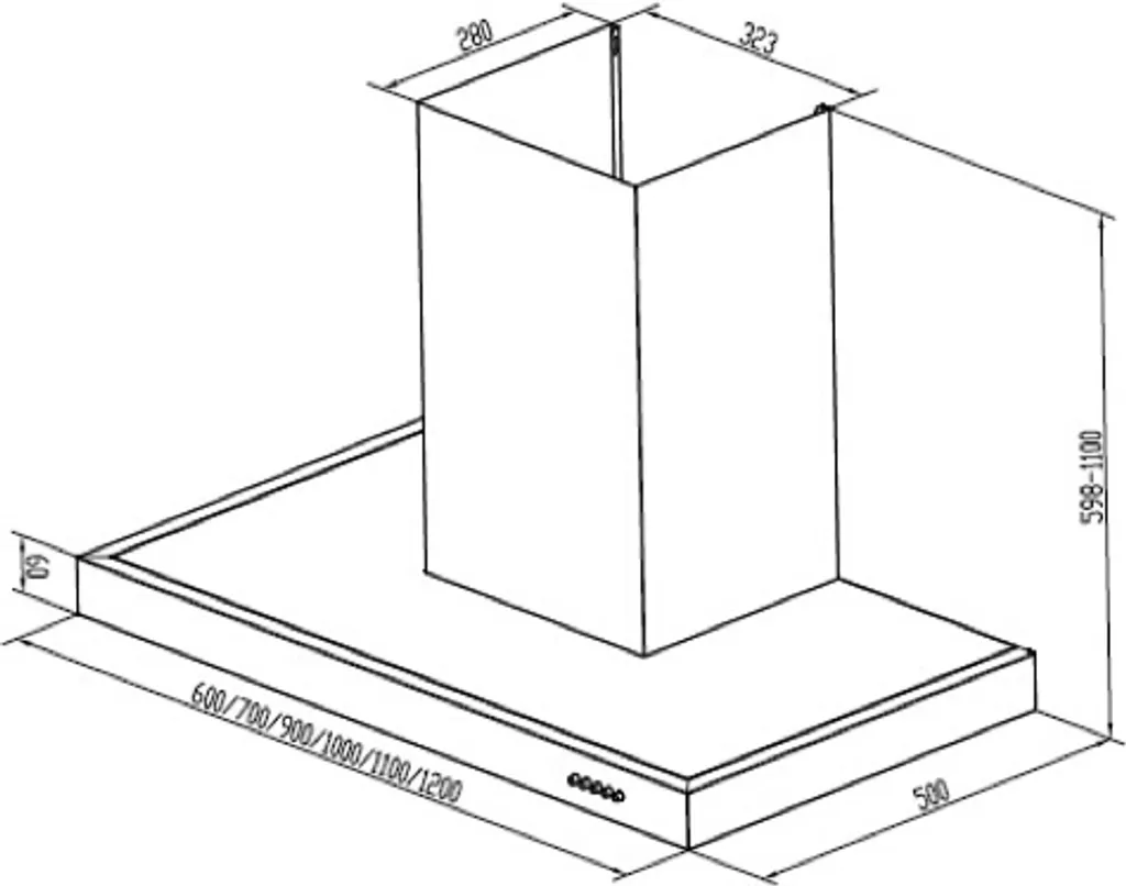 PKM Dunstabzugshaube Wandhaube Wandesse 8090GZ Touch Control Edelstahl 90cm 11 PKM Dunstabzugshaube Wandhaube Wandesse 8090GZ Touch Control Edelstahl 90cm – Bild 9