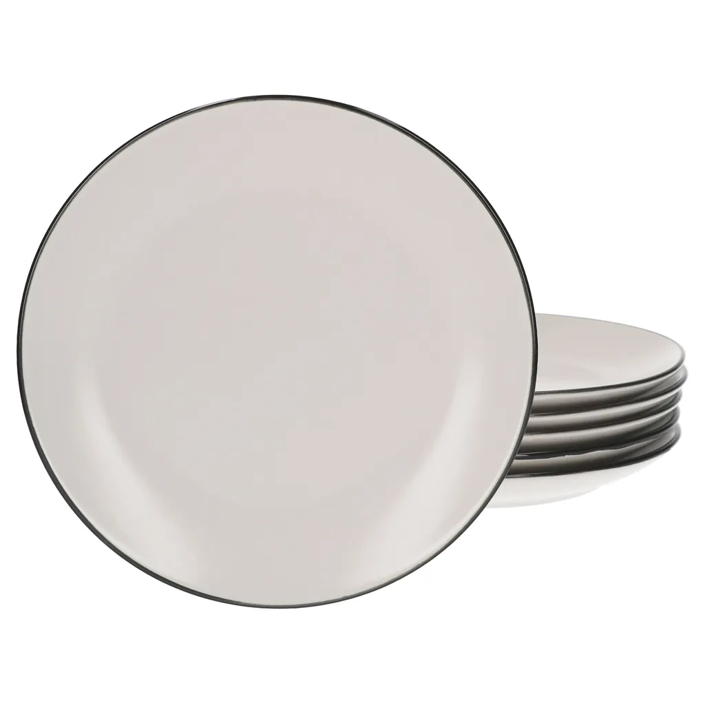 24tlg. Geschirrset Campo Creme 6 Pers. Kaffeebecher Suppenteller Kuchenteller Speiseteller 5 24tlg. Geschirrset Campo Creme 6 Pers. Kaffeebecher Suppenteller Kuchenteller Speiseteller – Bild 3