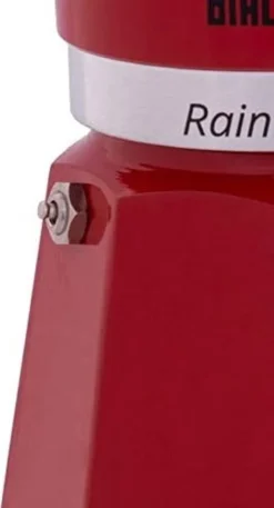 Bialetti Rainbow, Italienische Espresso-Kaffeemaschine, Aluminium, 3 Tassen, Rot -Haushaltswaren Store d6dd8c7d22e53636fdef43d2666edea3