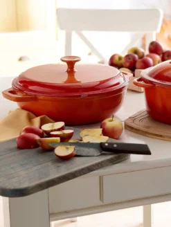 Gusseisen Kochtopf Orange Shadow 24cm -Haushaltswaren Store d752c3992c61ed13ef7d09b18cb79323