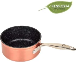Excellence Cuivre Ø20 Cm By Kitchen Pro - Stielkasserolle 20cm Ohne Deckel, Kochtopf Klein 2,5 Liter, Aus Kupfer Und Rostfreiem Edelstahl, Induktion 13 Excellence Cuivre Ø20 Cm By Kitchen Pro - Stielkasserolle 20cm Ohne Deckel, Kochtopf Klein 2,5 Liter, Aus Kupfer Und Rostfreiem Edelstahl, Induktion -Haushaltswaren Store d7667f6b163d6c04e90ba5544b213951