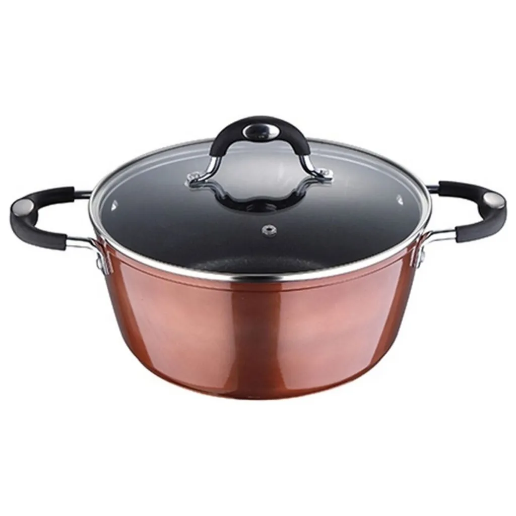 Topfset Bergner Pandora Kupfer Geschmiedetes Aluminium 5 Teilig 6 Topfset Bergner Pandora Kupfer Geschmiedetes Aluminium 5 Teilig – Bild 4