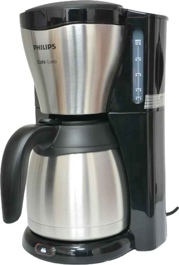 PHILIPS Gaia Collection HD7548/20 Kaffeemaschine Thermokanne, Schwarz/Edelstahl 9 PHILIPS Gaia Collection HD7548/20 Kaffeemaschine Thermokanne, Schwarz/Edelstahl – Bild 7