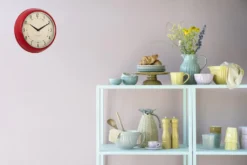 LS-LebenStil Nostalgische Metall Wanduhr Rot 23cm Vintage Küchenuhr Bürouhr Retro Look 10 LS-LebenStil Nostalgische Metall Wanduhr Rot 23cm Vintage Küchenuhr Bürouhr Retro Look -Haushaltswaren Store d81ac28cb7b07766803c15e7d2f7be76