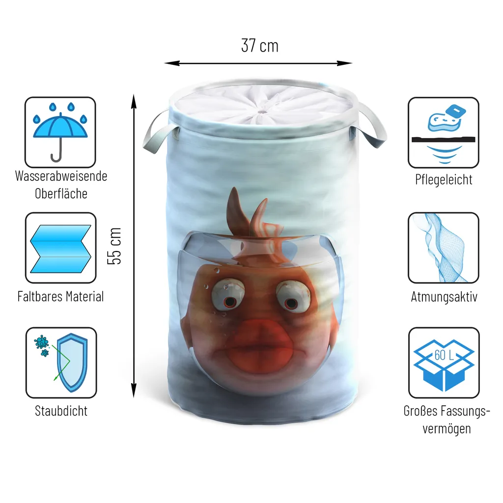 Wäschekorb Goldfisch 5 Wäschekorb Goldfisch – Bild 3