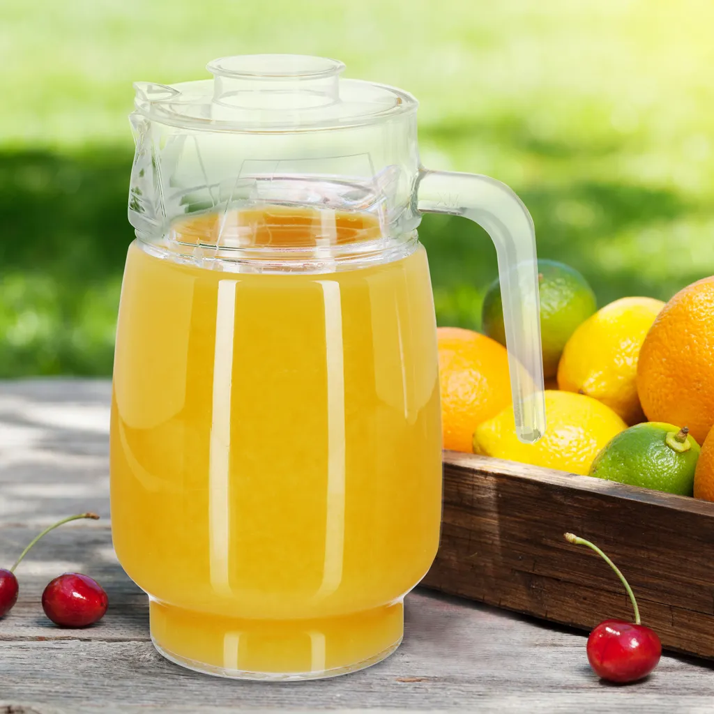 Relaxdays Glaskrug Mit Deckel 4 Relaxdays Glaskrug Mit Deckel – Bild 2