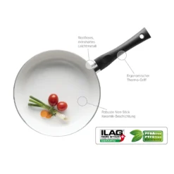 Mäser 931338 Harriot Keramik Bratpfanne 28 Cm, ILAG CERAMIC, Induktionsgeeignet, Blau -Haushaltswaren Store d9bf589d8a905e4cd8ea88032db4b784