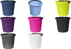 Plast Team Putzeimer ATLANTA 10 Liter Lila -Haushaltswaren Store da08fd5f964e71a592bbfbc49175fa50