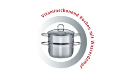 GSW Kochtopf-Set Alara 14 Tlg., Edelstahl Rostfrei 18/8, Glas, Bratentopf Mit Glasdeckel ø Ca. 20 X H 11,0cm / Fleischtopf Mit Glasdeckel ø Ca. 16 X H 10,0cm / ø Ca. 20 X H 12,0cm / ø Ca. 24 X H 14,0cm / Bratpfanne Mit Glasdeckel ø Ca. 24 X H 6,0cm / Servierpfanne ø Ca. 28 X H 7,0cm / Stielkasserolle ø Ca. 16 X H 8,0cm / Milchtopf ø Ca. 14 X H 12,5cm / Dämpfeinsatz Ca. 20 X H 10,0cm -Haushaltswaren Store da0ecdfd6d068b26a26fe38ac1af6f2e