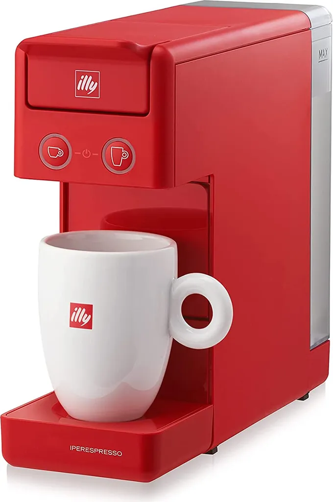 Illy 60417 Kaffee, Kaffeemaschine Y3.3 Für Iperespresso Kapseln In Rot 3 Illy 60417 Kaffee, Kaffeemaschine Y3.3 Für Iperespresso Kapseln In Rot