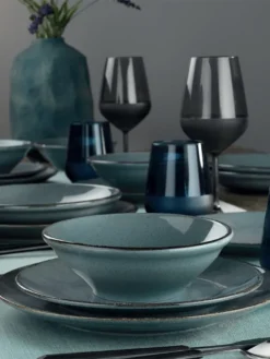 Heritage, Kütahya Porselen,(24 Stücke), Abendessen , Blau, 100% Porzellan 22 Heritage, Kütahya Porselen,(24 Stücke), Abendessen , Blau, 100% Porzellan -Haushaltswaren Store da3f853041bf406465404a3c6979b8e3