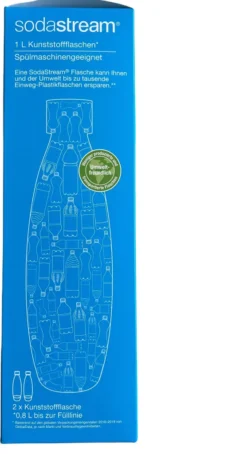 SODASTREAM Tritan-Flasche Fuse Duo (1 L PET Flasche, Nur Für SodaStream Duo-Wassersprudler) -Haushaltswaren Store da683735ed9da65faed3964a2ecf015a