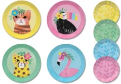 Kinderspiel Zinn Teeservice & Tragetasche, 15-teilig - Safari Design -Haushaltswaren Store dabb99df0d534863777ac91f90f50d56