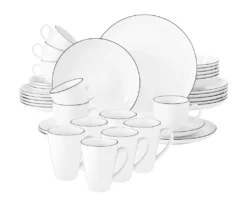 Seltmann Weiden Black Line 36 Tlg. Tafelservice Weiß Schwarz Modern Porzellan -Haushaltswaren Store dad4afbbb1c7fecb1be143269ddb9018