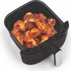 Heißluftfritteuse Fritteuse Fettarm Heißluft 1300W Touch Display Timer Schwarz -Haushaltswaren Store db4c9e1303426418bc42b590a0750e2b