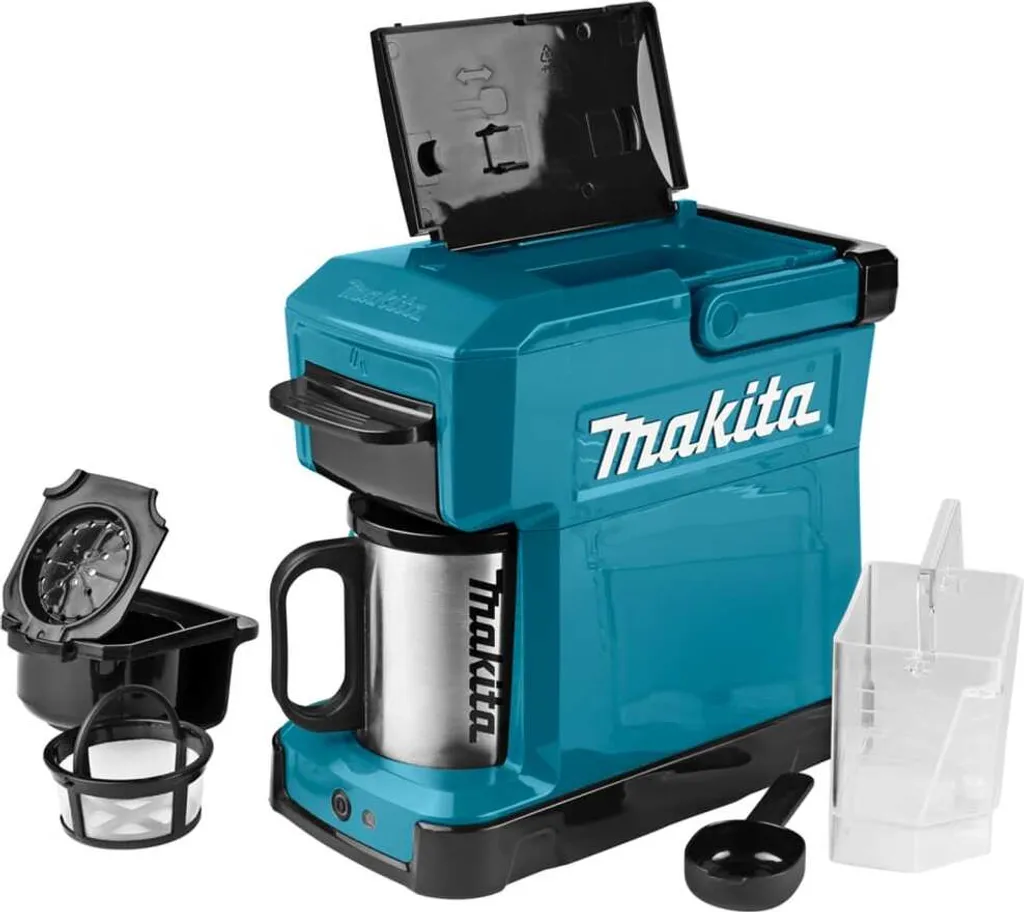 Makita Akku / Netz Tragbare Mobile Kaffeemaschine Caffee DCM501Z 18V 230V 13 Makita Akku / Netz Tragbare Mobile Kaffeemaschine Caffee DCM501Z 18V 230V – Bild 11