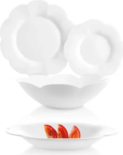 Tafelservice Flore 19 Tlg. Weiß LUMINARC -Haushaltswaren Store dc685c052e74890558d6b7e6b8af4bd3