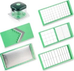 Genius Nicer Dicer Exclusive Gemüseschneider 6tlg Zubehör-Set Mit Reibe + Hobel; A34290