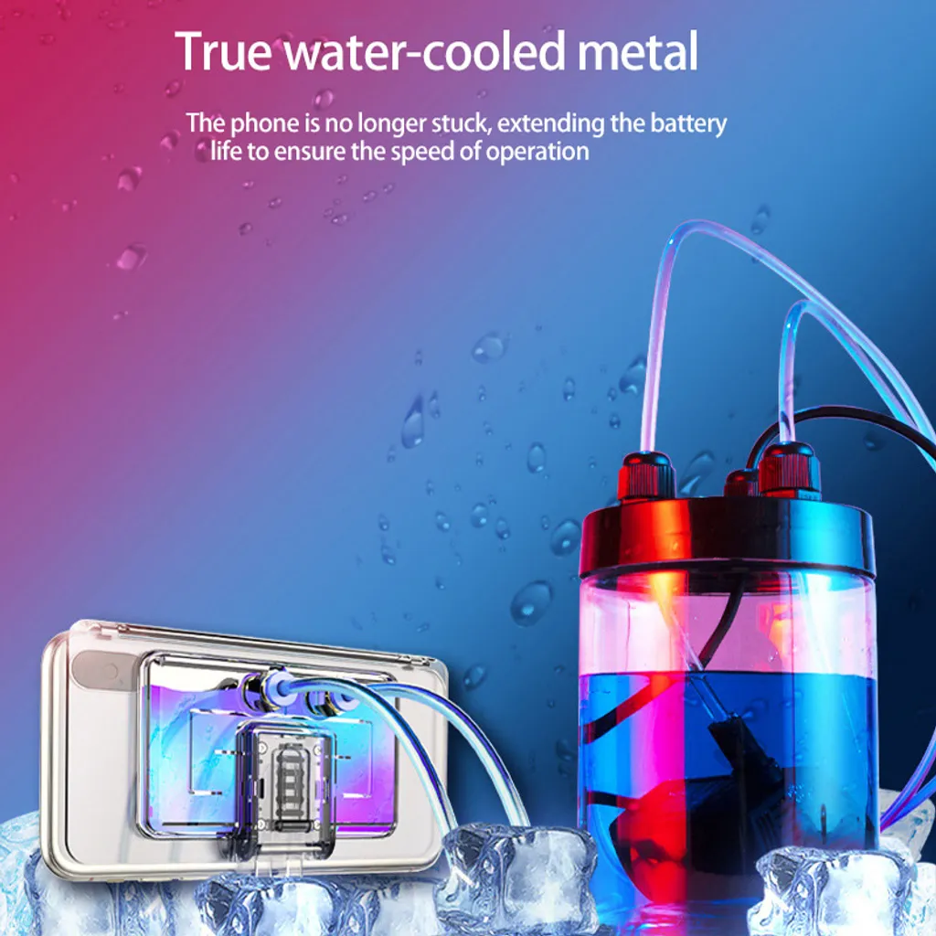 Universal Handy Wasserkühlung Kühler Gaming Phone Wasserkühler Einstellbarer Tragbarer Lüfterhalter 11 Universal Handy Wasserkühlung Kühler Gaming Phone Wasserkühler Einstellbarer Tragbarer Lüfterhalter – Bild 9