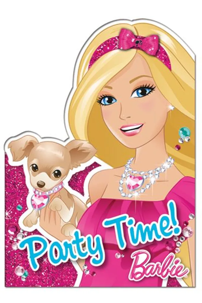 Barbie 8 Einladungskarten 3 Barbie 8 Einladungskarten