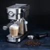 GASTRONOMA 18110001 Espressomaschine Baristo. Siebträgermaschine Mit 15 Bar Druck Und Milchaufschäumer -Haushaltswaren Store de80bfe7fe0d27ba52e97f7c2a22c6ac