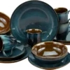 CreaTable 22861 Kombiservice Mallorca Für 4 Personen, Steinzeug, Mehrfarbig (1 Set, 16-teilig) -Haushaltswaren Store de8ce75803020704afd3cb0864da8280