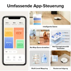 Roborock S7 Pro Ultra 5100Pa Staubsauger Roboter Mit Selbstwaschend/Selbstnachfüllend/Selbstentleerend/Selbstreinigend Dock,(Upgrade Von Roborock S7,VS S7 Maxv Ultra) -Haushaltswaren Store df3c0d69f4aacfe85c1c1215ec76d18b