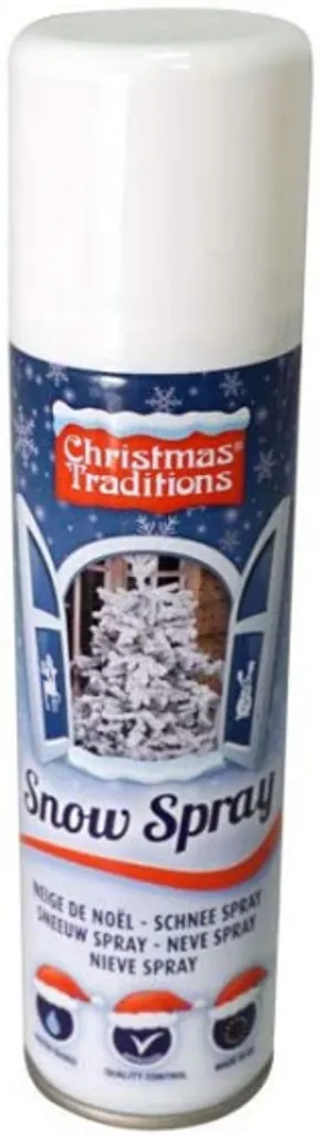 Dekoratives Sprühbild Kunstschnee 150 Ml Weiß 4 Dekoratives Sprühbild Kunstschnee 150 Ml Weiß – Bild 2