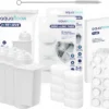 AquaFloow Set Für Siemens / Bosch Espressomaschine: 3x Ersatzwasserfilter TZ70003 + Reinigungstabletten 10 Stück + Reiniger + Entkalkertabletten 8 Stück -Haushaltswaren Store dfb881c88e9387d78ad89eaeacb328af