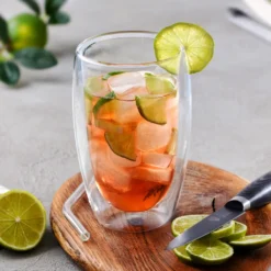 GRÄWE Doppelwandige Latte Macchiato-Thermogläser, 450 Ml, 2er Set -Haushaltswaren Store e1038f434142876478b789b07cb5ba44