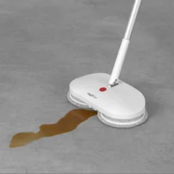 MAXXMEE Akku-Rotationsmopp - Rotierende Mikrofaserpads - Weiß Bodenwischer Akku Spray Mopp Spraymop Set Sprühwischer Tank Rotation Wischmopp -Haushaltswaren Store e162fea81402d756612ddc9b92a119d7