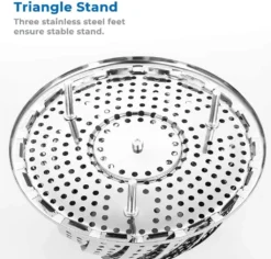 Edelstahl Dampfgarer Einstellbar Dünsteinsatz (16cm-25cm) Dämpfeinsatz Für Kochtöpfe -Haushaltswaren Store e1af8cdaf13251c22e57c06f6cd38164