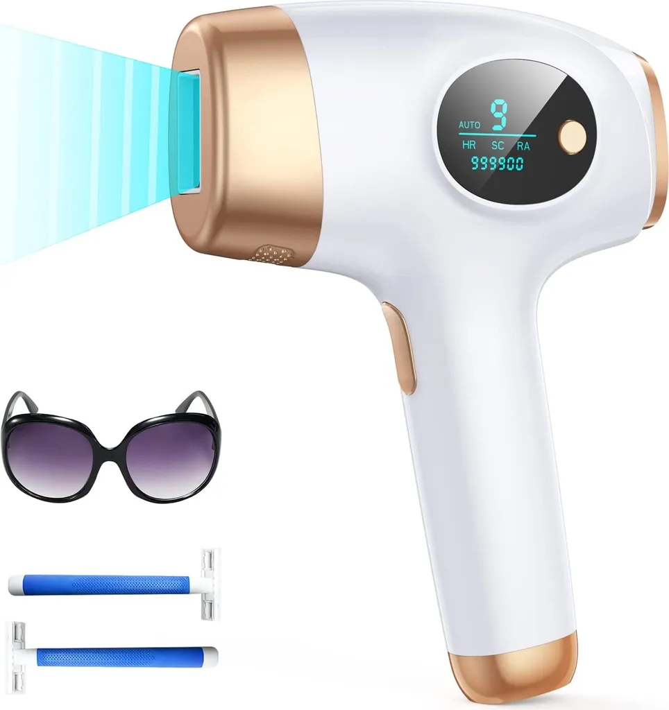 ZKMAGIC IPL Geräte Haarentfernung Laser Mit 999.900 Lichtimpulse, Dauerhafte Schmerzfreie Haarentfernungsgerät 9 Energiestufen Und 3 Funktionen-HR/SC/RA Für Männer, Frauen, Gesicht, Achseln, Beine, Körper 3 ZKMAGIC IPL Geräte Haarentfernung Laser Mit 999.900 Lichtimpulse, Dauerhafte Schmerzfreie Haarentfernungsgerät 9 Energiestufen Und 3 Funktionen-HR/SC/RA Für Männer, Frauen, Gesicht, Achseln, Beine, Körper