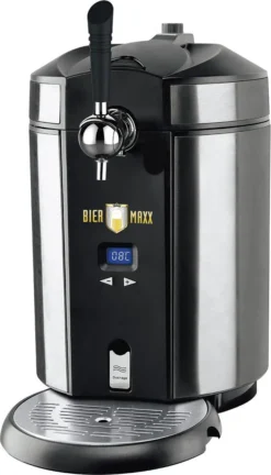 Biermaxx 05581 Bierzapfanlage Mit 3x CO2 Kapseln Und Kühlung ; Maße Ca.: 41,5 X 28 X 42 Cm -Haushaltswaren Store e308be3a48a561d8be58cf8d772c8772