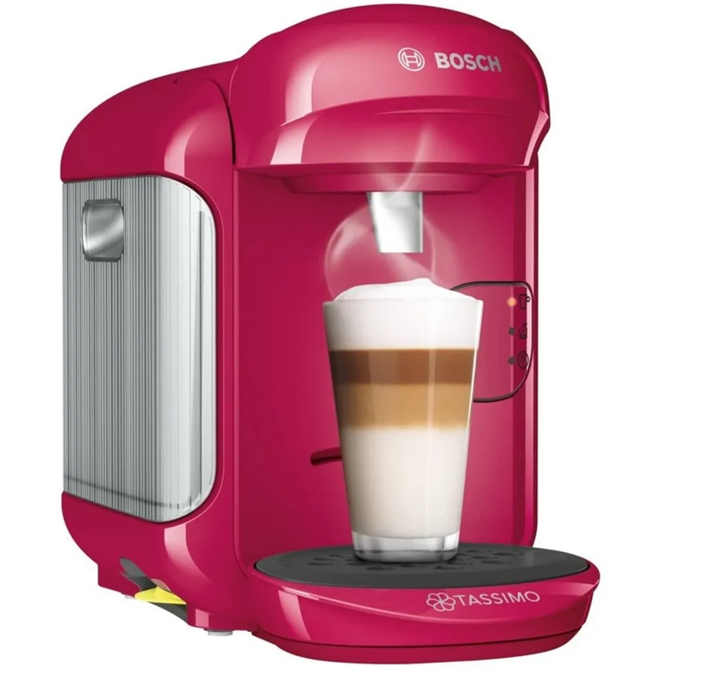 Bosch Tassimo Vivy2 Kapselmaschine TAS1401, Kompaktes Design, Vollautomatisch, Geeignet Für Alle Tassen - Pink 5 Bosch Tassimo Vivy2 Kapselmaschine TAS1401, Kompaktes Design, Vollautomatisch, Geeignet Für Alle Tassen - Pink – Bild 3