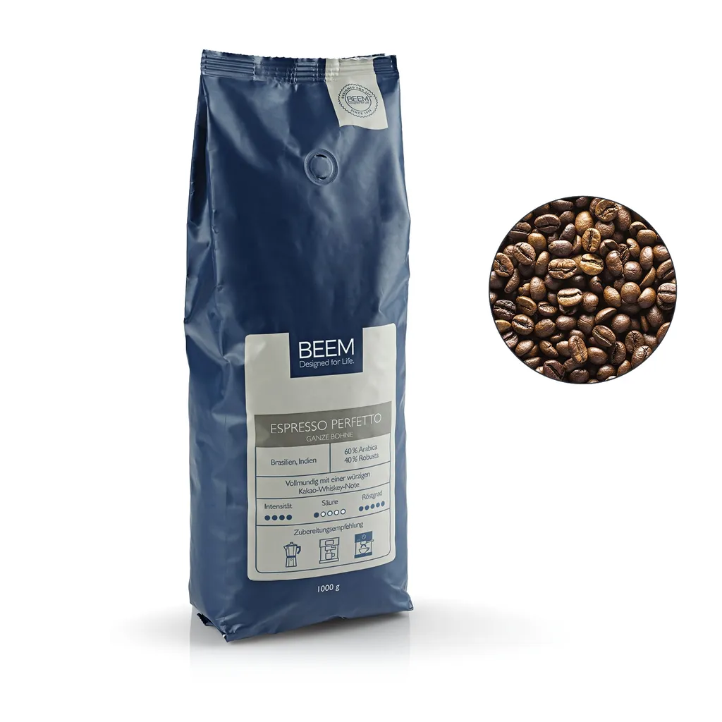 BEEM ESPRESSO-GRIND-PROFESSION Espresso-Siebträgermaschine Mit Mahlwerk + 1x ESPRESSO PERFETTO Ganze Bohne + 1x CAFÉ CREMA Ganze Bohne Espressomaschine Siebträger Maschine Barista Edelstahl Mit Mahlwerk Inkl Kaffee 15 BEEM ESPRESSO-GRIND-PROFESSION Espresso-Siebträgermaschine Mit Mahlwerk + 1x ESPRESSO PERFETTO Ganze Bohne + 1x CAFÉ CREMA Ganze Bohne Espressomaschine Siebträger Maschine Barista Edelstahl Mit Mahlwerk Inkl Kaffee – Bild 13