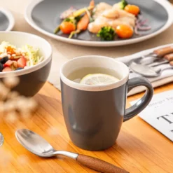 Tafelservice, Vancasso SEESAMI 16-teiliges Kombiservice Aus Steinzeug, Geschirrset Im Modernen Aussehen Für 4 Personen -Haushaltswaren Store e342a5e1d60decd352b65798897b9d32