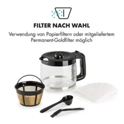 Aromatica X Kaffeemaschine Mahlwerk Glaskanne Aroma+ Edelstahl -Haushaltswaren Store e3704084f6740552486ef740837e6742