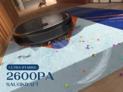 KYVOL E25 Staubsauger Roboter 2600PA Mit Ladestation, WLAN Staubsauger Mit Präzise Kartentechnologie, Bis Zu 150Min Laufzeit -Haushaltswaren Store e385e207ffe9a892a65cd5bf5e059725