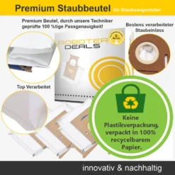 Staubbeutel (3 Stück) Für Ecovacs Deebot T9 Plus Mit Absaugstation -Haushaltswaren Store e3ced6015ff441fecf8f9b2fcf372b84