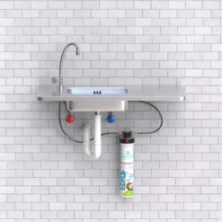 AQUARIUS Pro Life ® - ERSATZKARTUSCHE Für Trinkwasserfilter Für Die Küche - Ultra Feine 0,1 Mikron Porengröße - Innovatives 3-stufiges Filtersystem Inkl. Aktivkohle & Micro-Membran-System - Filtert Bis Zu 11.200 Liter/Jahr I Einbaufilter - Wasserfilter -Haushaltswaren Store e434aa09d4c1d1711a8970635af3a760