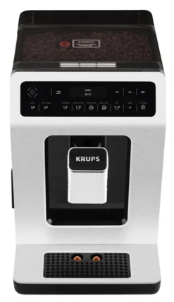 Krups EA891D Evidence Kaffeevollautomat - 2,3L, OLED-Bedienfeld Mit Touchcreen, Edelstahl-Kegelmahlwerk 1450W, Metall -Haushaltswaren Store e46d1b29ec613f52a7966367dabbfc13