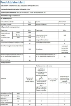 Haier Side-by-Side Kühlschrank HTF-540DGG7 -Haushaltswaren Store e523a2959bfee1338b4230a16dc89ea4