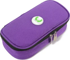 Insulin Kühltasche Reise Tasche - Medikamente Diabetiker Isoliert Tragbaren Kühler Tasche Für Insulin Pen Und Diabetes Kühltasche (Lila)