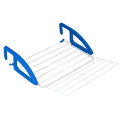 MetalTex Heizungswäschetrockner Wäscheständer Balkonwäschetrockner Geländer Wäsche Halter