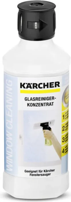 Kärcher Akku-Fensterreiniger WV 6 + KV 4 Premium Mit Schnellladegerät Inkl. Reinigungsmittel RM 500, Wischtuch -Haushaltswaren Store e6a905c0ad4fc9c58335990c91c01617