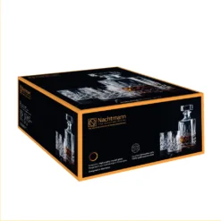 Nachtmann 0091899-0 Noblesse Whisky-Set, 1 X Karaffe/Dekanter + 2 X Whisky-Becher, Klar (1 Set) -Haushaltswaren Store e6c18750e21d7c6ae984221015c6f190