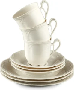 Seltmann Weiden Rubin Cream Kaffeeservice 18tlg. 12 Seltmann Weiden Rubin Cream Kaffeeservice 18tlg. -Haushaltswaren Store e7044260a9c9ddaf4ba9eccb078adf94